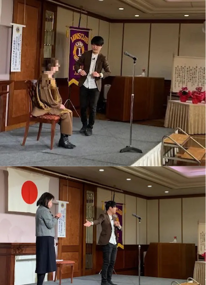 広島県のライオンズクラブ忘年会でメンタリズムステージショー