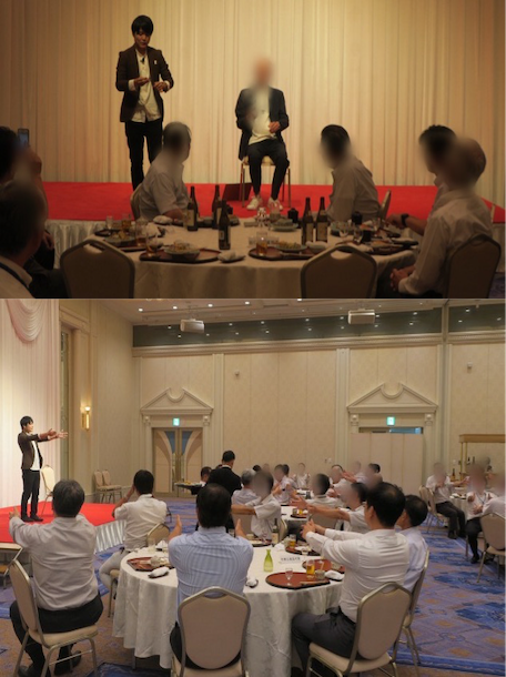 広島県大手製造業の余興にて出張メンタリズム